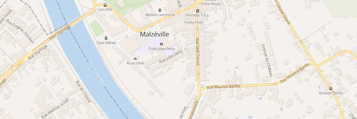 Plan du 9 Rue Jules Ferry à Malzéville
