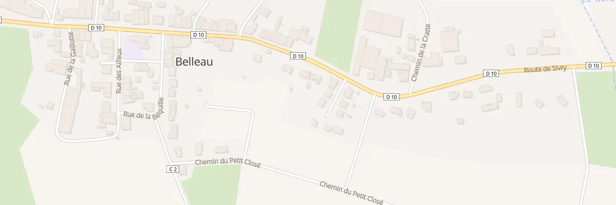 Plan du 36 Rue de la Madeleine à Belleau
