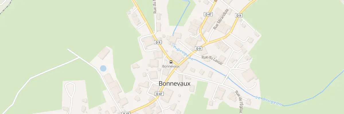 Plan du 4 Rue des Tourbières à Bonnevaux