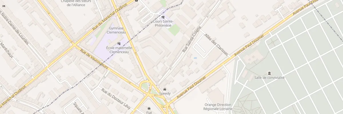 Plan du 13 Rue Ste Colette à Vandœuvre-lès-Nancy