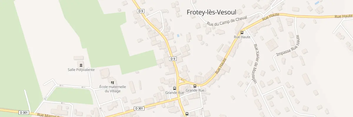Plan du 21 Gr Grande Rue à Frotey-lès-Vesoul