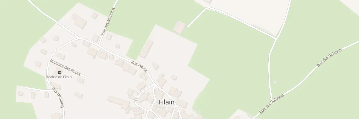 Plan du 10 Rue Haute à Filain