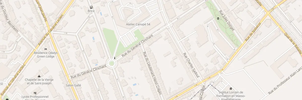 Plan du 5 Rue Lieutenant H Crepin à Nancy