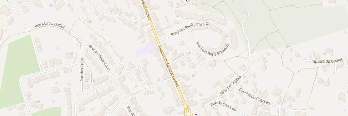 Plan du 28 Av du Gen Leclerc à Malzéville