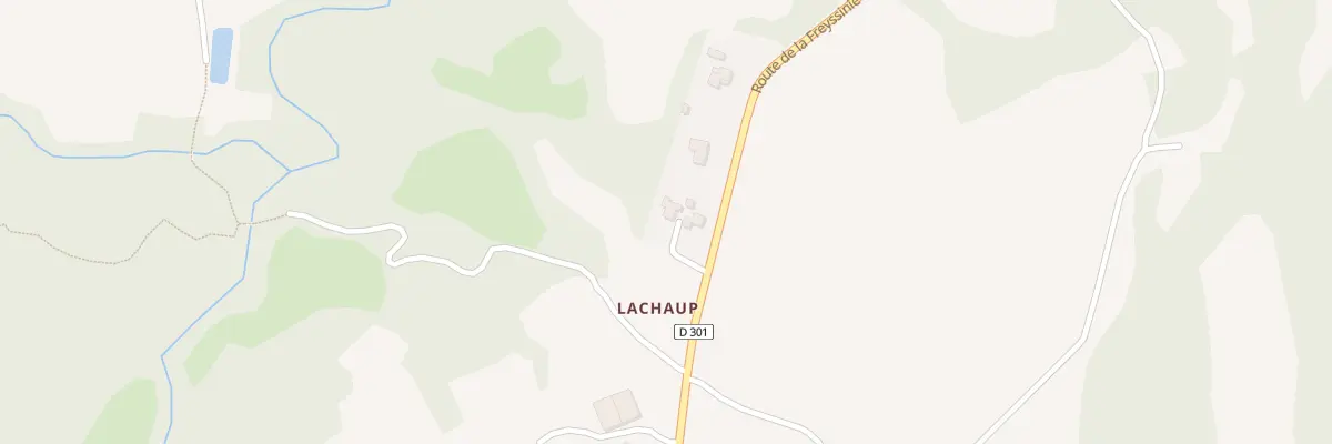 Plan du 870 Rte de la Freyssinie à Bellaffaire