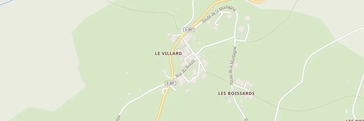 Plan du 15 All du Génépi à La Table