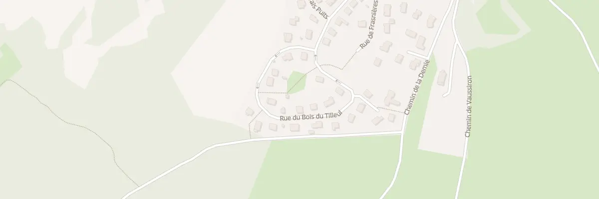 Plan du 11 Rue du Bois du Tilleul à Quincey