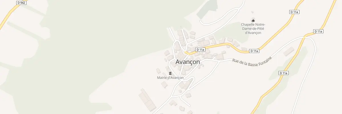 Plan du 5039 Le Village à Avançon