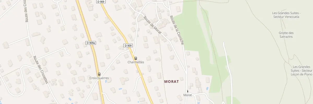 Plan du 7 Rte de Morat à Veyrier-du-Lac