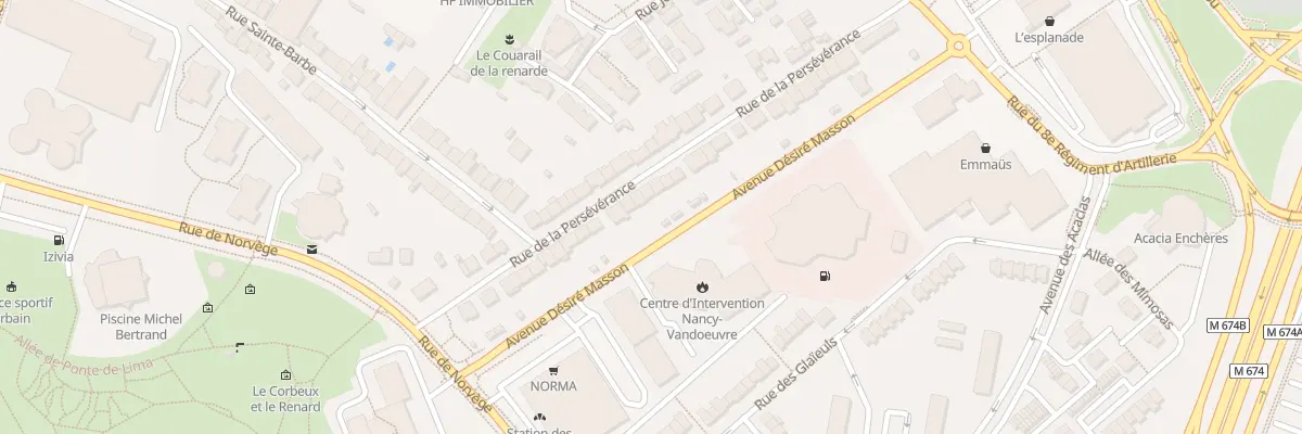 Plan du 32 Rue de la Persévérance à Vandœuvre-lès-Nancy