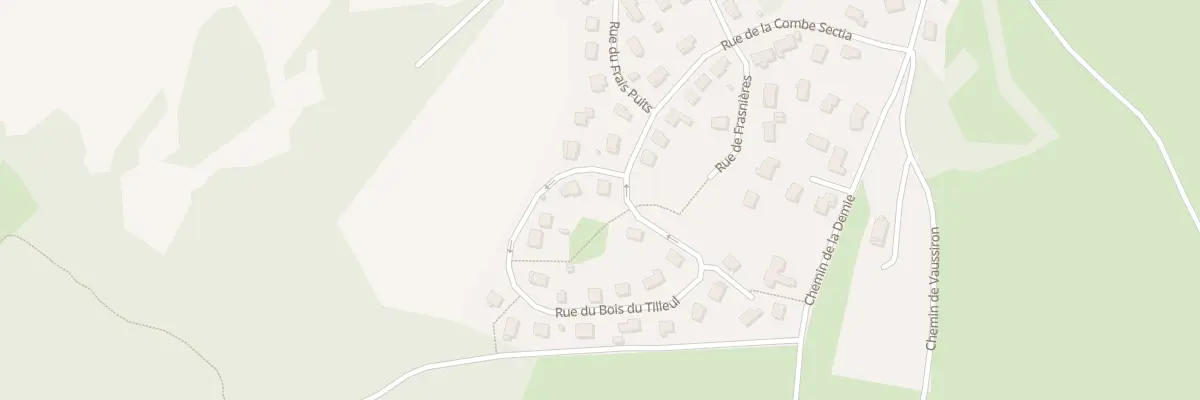 Plan du 21 Rue du Bois du Tilleul à Quincey
