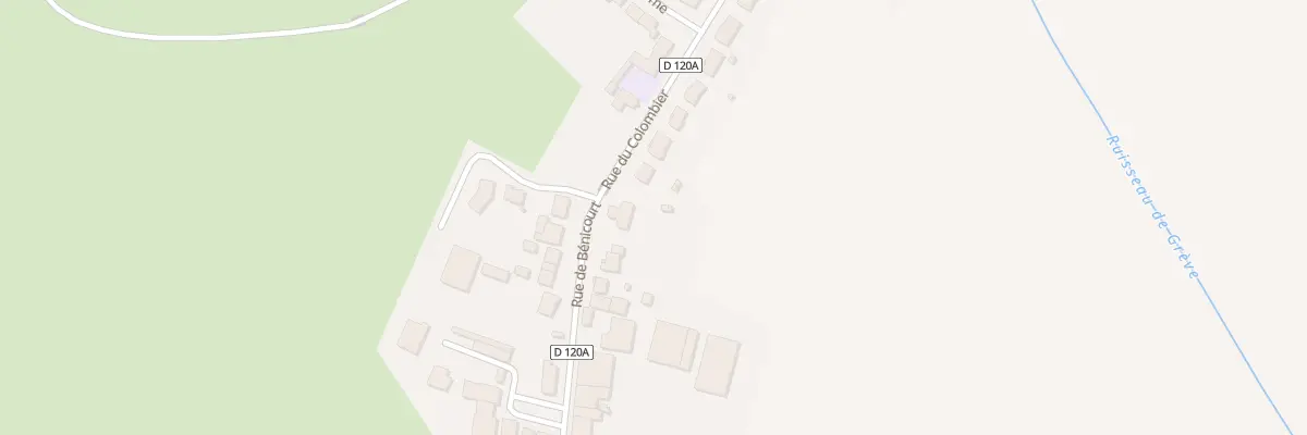 Plan du 3 Rue de Bénicourt à Clémery