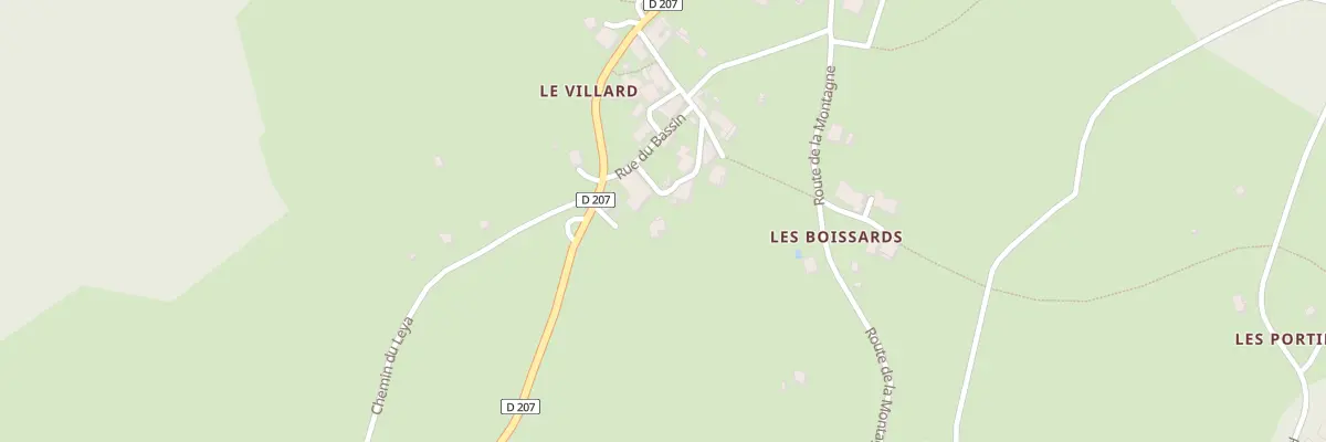 Plan du 85 Imp du Nant de la Guire à La Table