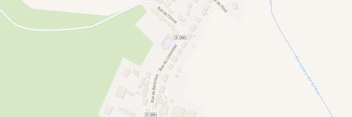 Plan du 6 Rue du Colombier à Clémery