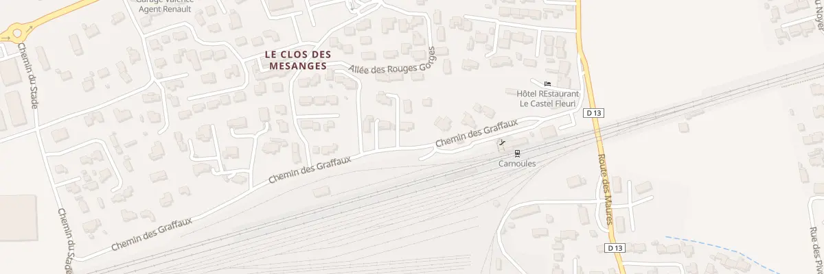 Plan du 8 Imp des Cerisiers à Carnoules