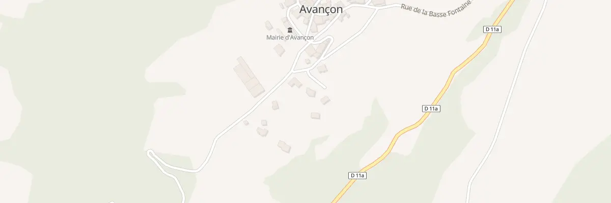 Plan du 5218 Les Deves à Avançon