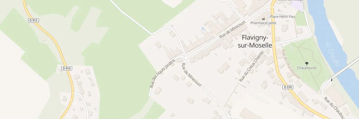 Plan du 1 Rue des Hauts Jardins à Flavigny-sur-Moselle