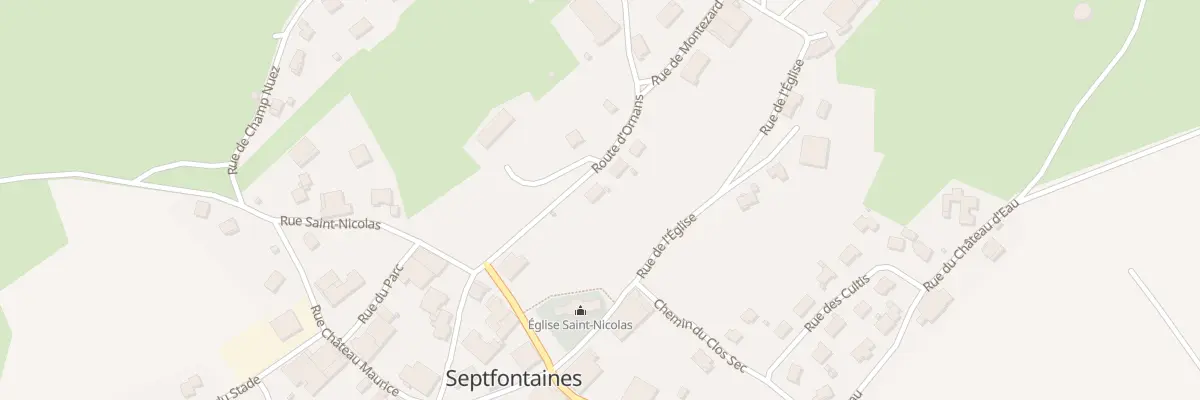 Plan du 12 Rte d’Ornans à Septfontaines