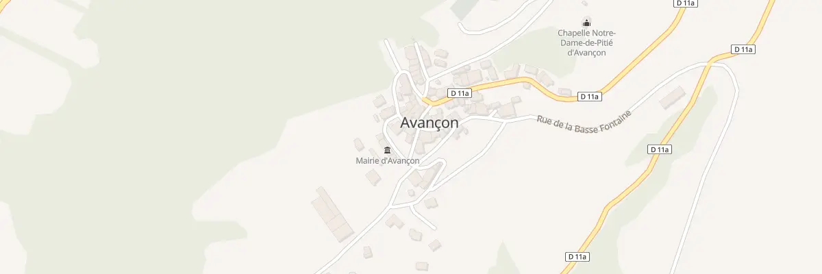 Plan du 5028 Le Village à Avançon
