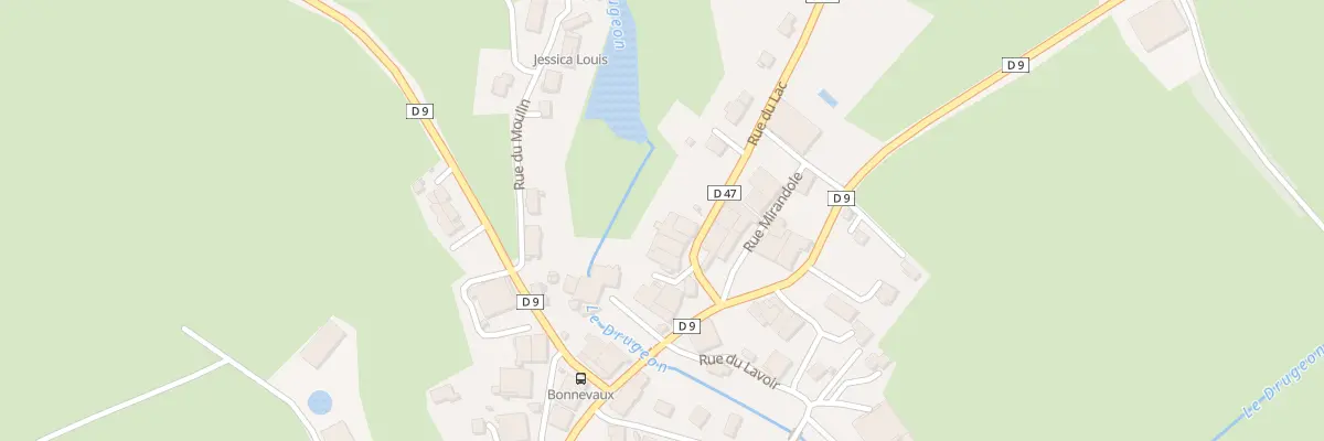 Plan du 11 Rue du Lac à Bonnevaux