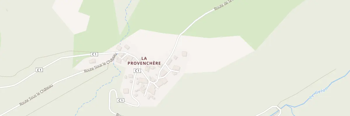 Plan du 170 Che de la Combe à La Table