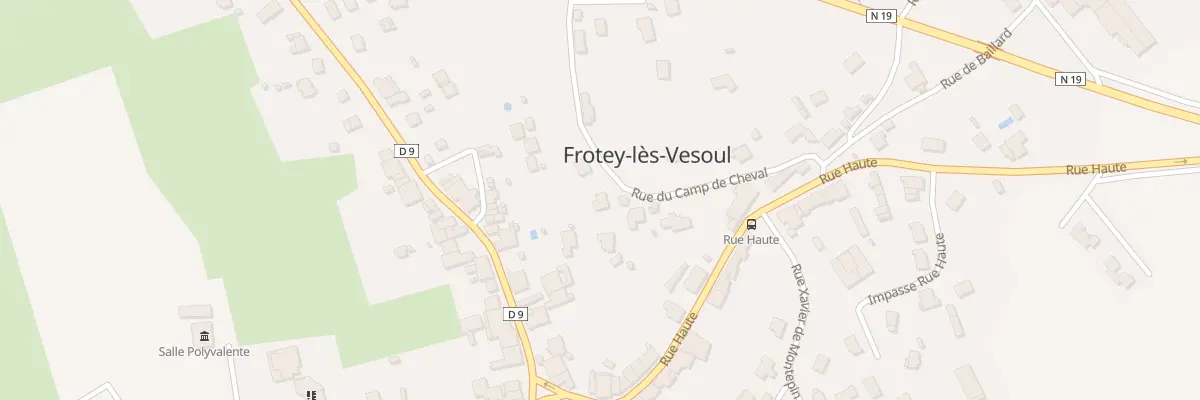 Plan du 1B Rue du Camp de Cheval à Frotey-lès-Vesoul