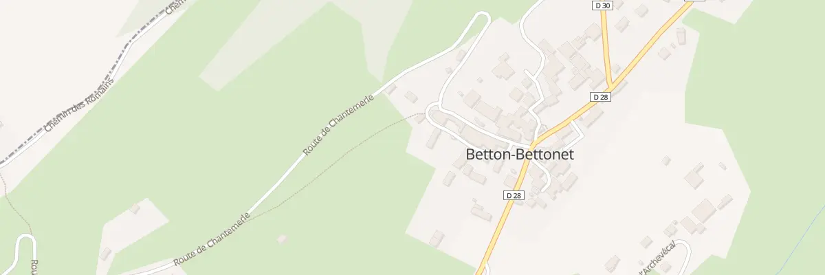 Plan du 5038 Le Bettonnet à Betton-Bettonet