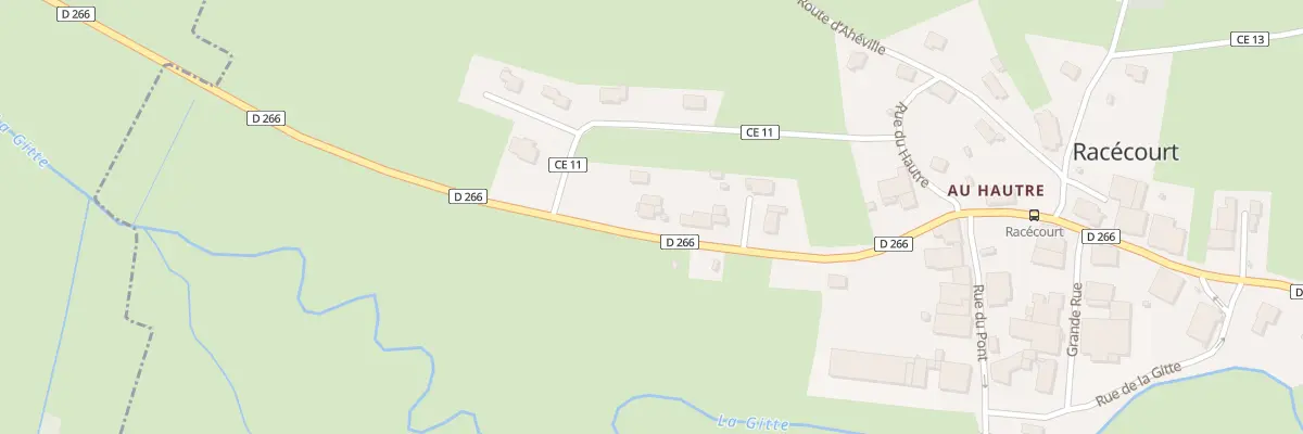 Plan du 18 Rue Principale à Racécourt