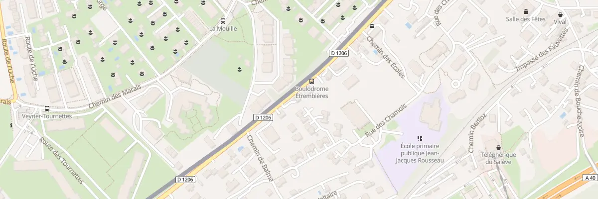 Plan du 429 Rue charles de gaulle à Étrembières