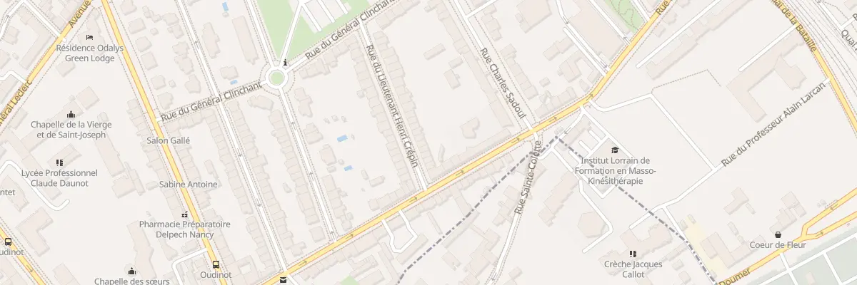Plan du 35 Rue Lieutenant H Crepin à Nancy