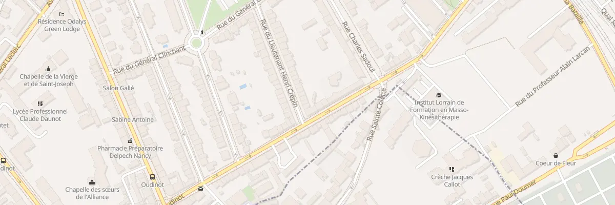 Plan du 41 Rue Lieutenant H Crepin à Nancy
