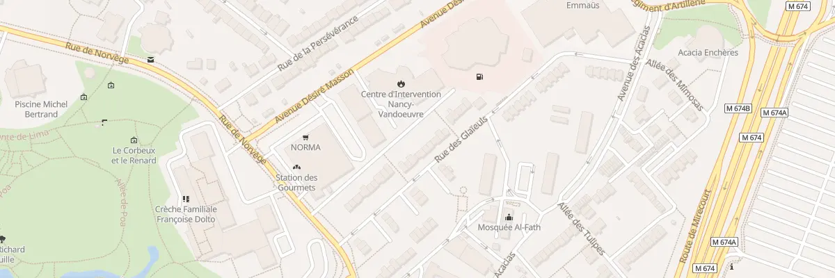 Plan du 27 Rue des Glaieuls à Vandœuvre-lès-Nancy