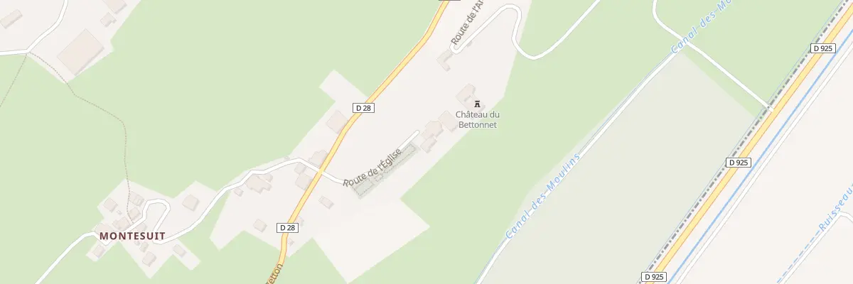 Plan du 5076 Le Chateau à Betton-Bettonet