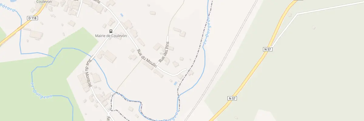 Plan du 7 Rue du Moulin à Coulevon