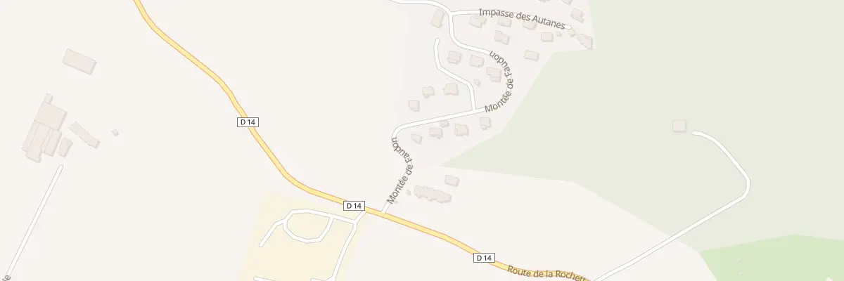 Plan du 134 Rue Montée de Faudon à La Bâtie-Neuve