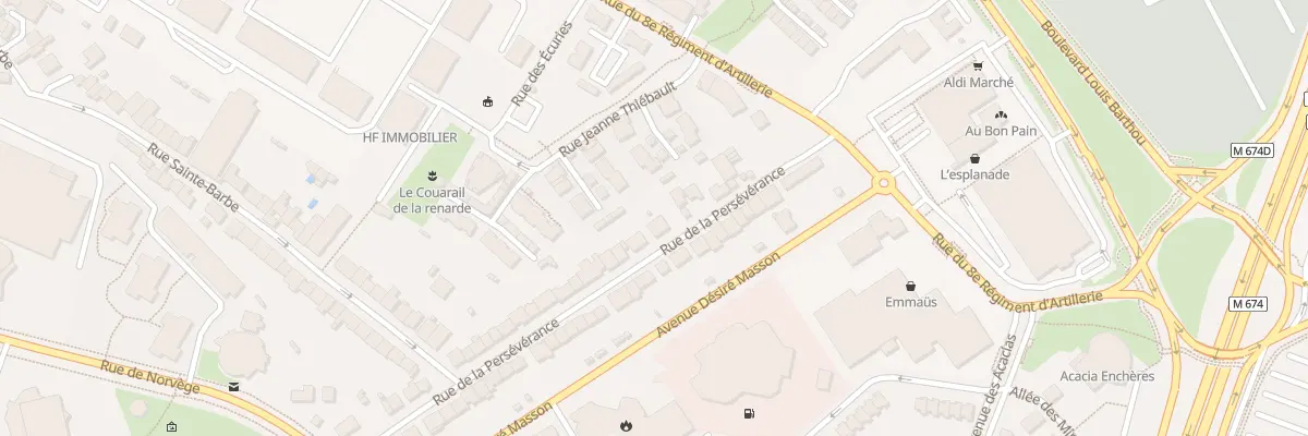 Plan du 43 Rue de la Persévérance à Vandœuvre-lès-Nancy