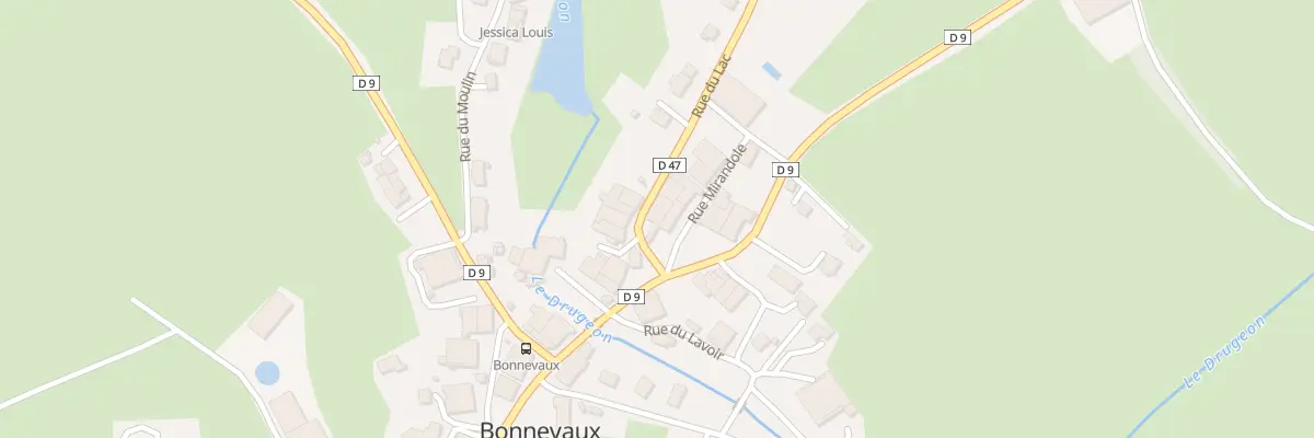 Plan du 2 Rue du Lac à Bonnevaux