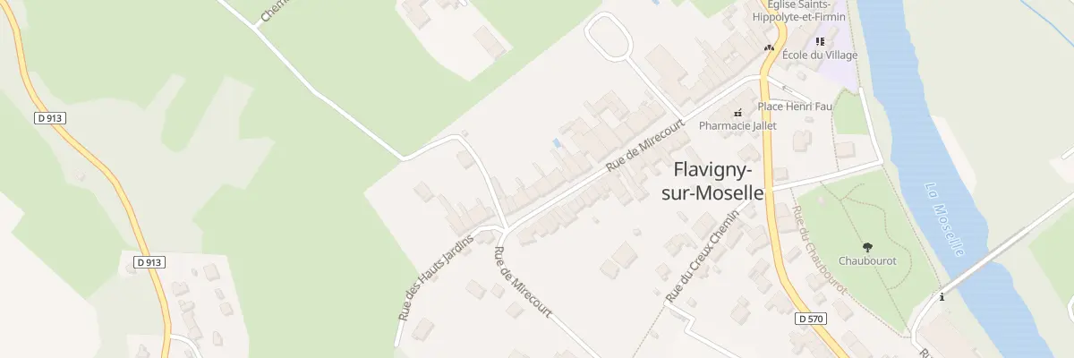 Plan du 52 Rue de Mirecourt à Flavigny-sur-Moselle