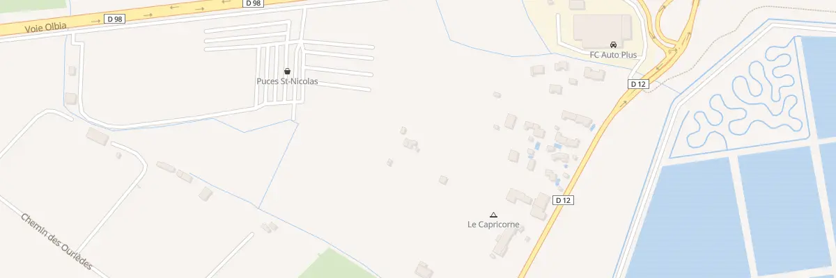 Plan du 1545 Rte des Vieux Salins à Hyères