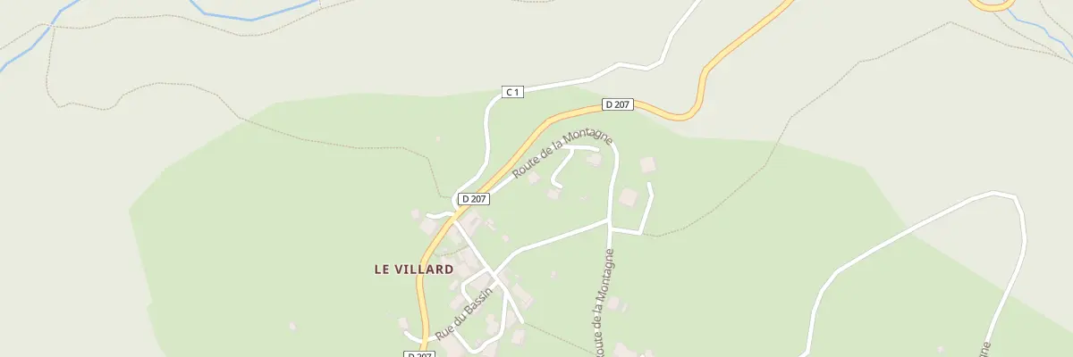 Plan du 50 Rte de la Montagne à La Table
