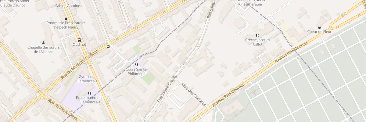 Plan du 31 Rue Ste Colette à Vandœuvre-lès-Nancy