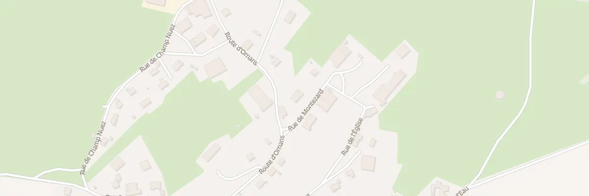 Plan du 2 Rue de Montezard à Septfontaines