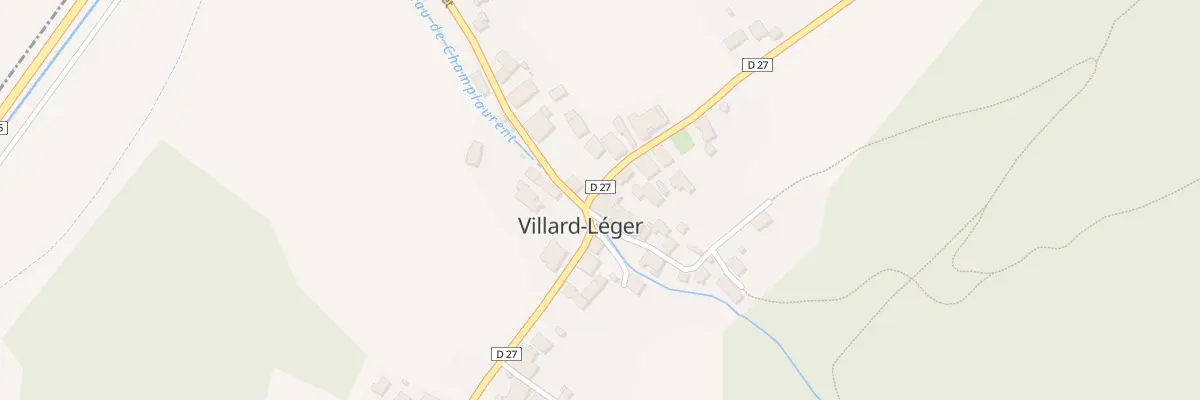 Plan du 5 Imp du Moulin à Villard-Léger