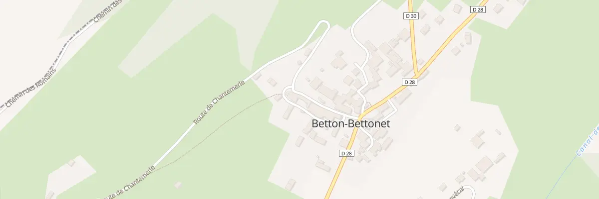 Plan du 5040 Le Bettonnet à Betton-Bettonet