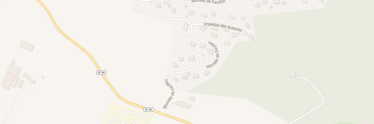 Plan du 171 Rue Montée de Faudon à La Bâtie-Neuve