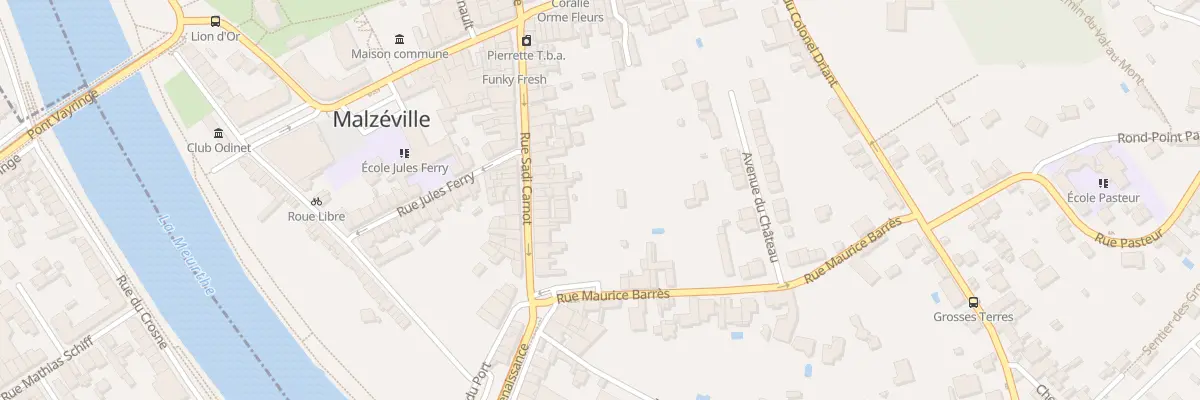 Plan du 14 Rue Sadi Carnot à Malzéville