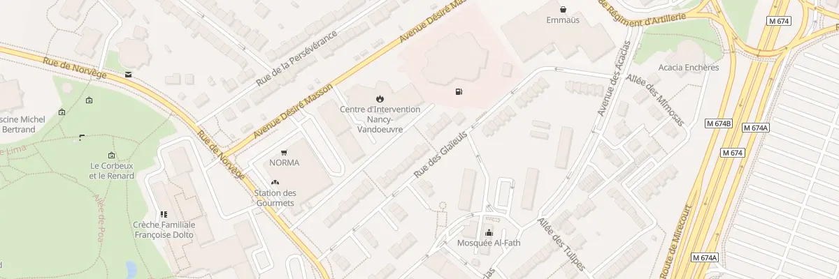 Plan du 35 Rue des Glaieuls à Vandœuvre-lès-Nancy