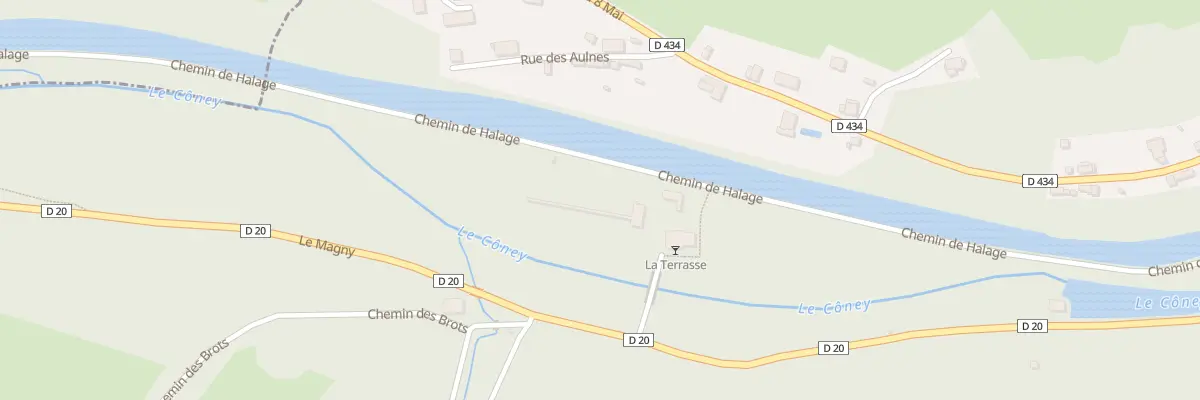 Plan du 14 Rte de Le Magny à Fontenoy-le-Château