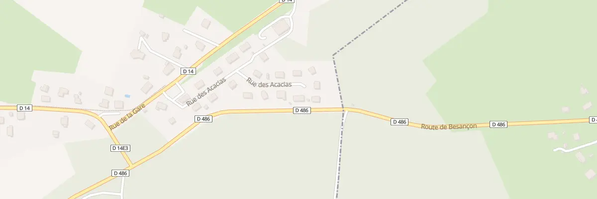 Plan du 18 Rue des Acacias à Rigney