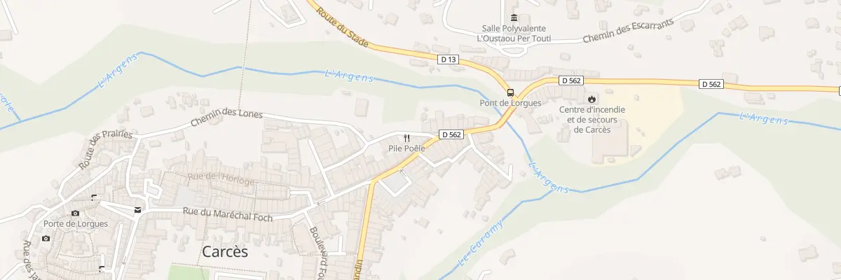 Plan du 9 Rue Hoche à Carcès